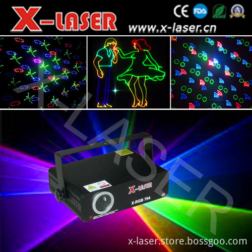 300mw RGB Full Color Animation Laser Light with SD+Animation Fireworks+Beam Light